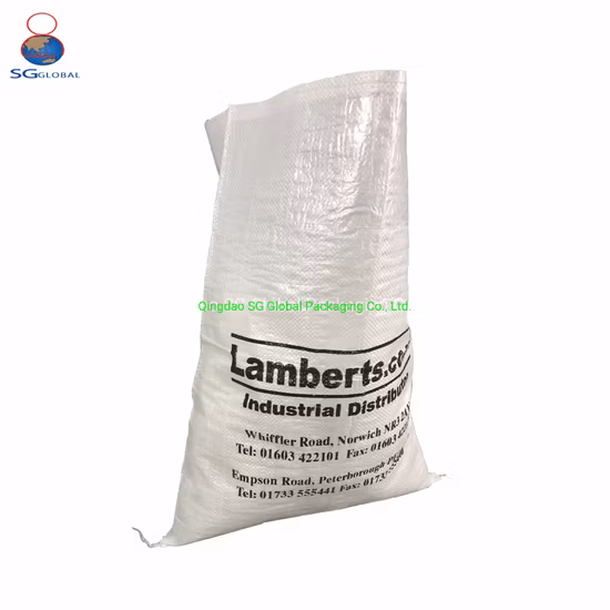 SGS Grs Fábrica BOPP Embalaje laminado de polipropileno 25 kg 50 kg Embalaje de sacos Grano Arroz Fertilizante Alimentación de semillas Bolsa tejida de PP transparente de maíz